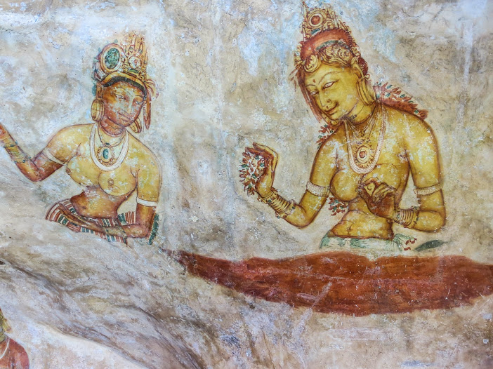 Sigiriya frescoes  Fred Barrington