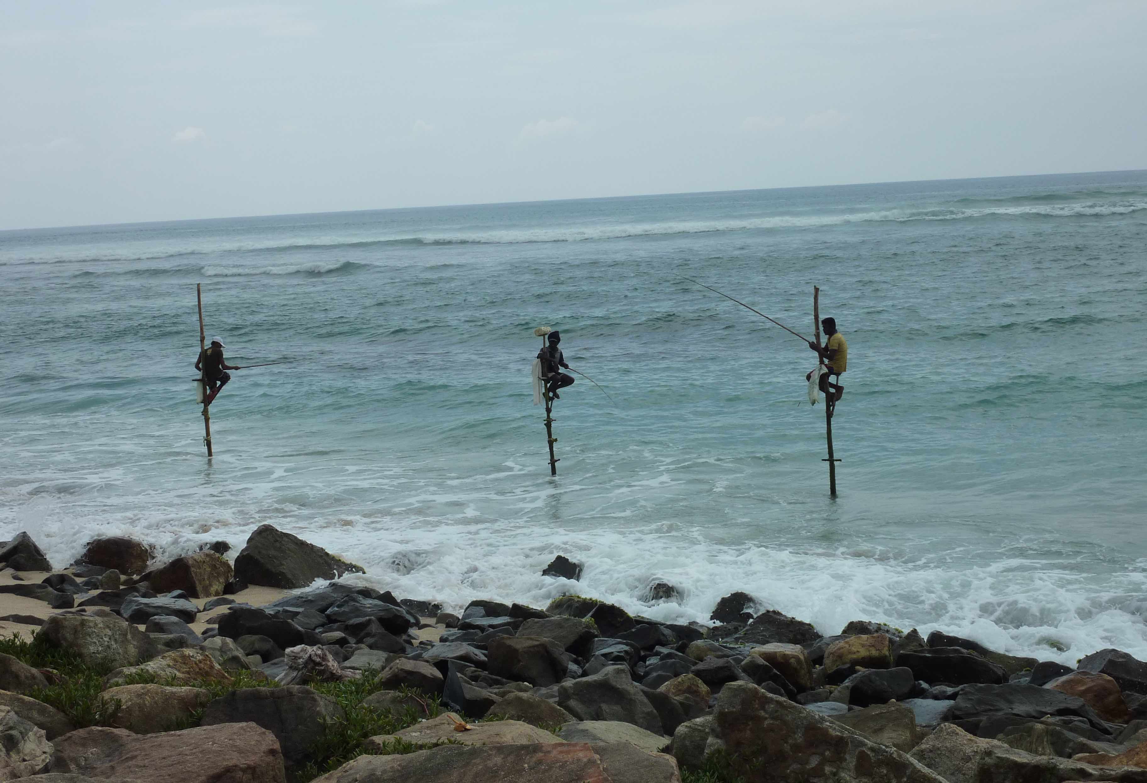 stilt fishermen
